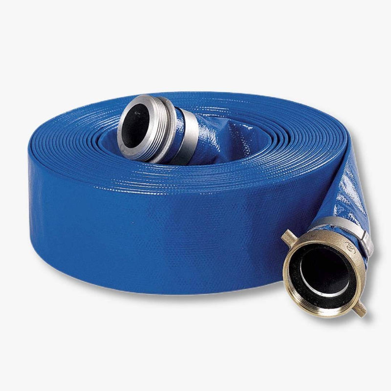 Blue PVC Discharge Hose (PinLug) 01.5" x 100'