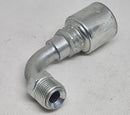 G25504-0404 (4G-4MIX90) 1/4" Hose X 1/4" SAE Male Inverted Swivel, 90° Elbow