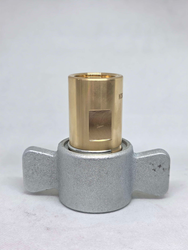 10WF10-B (1 1/4" Body x 1 1/4" Threaded Female Wingstyle x Female NPTF)