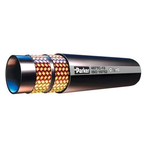 50' CSI SAE 1 2000PSI Steel Flame Resistant Hydraulic Hose 100R16 R16CS