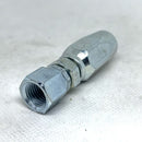 100R7 Reusable Hydraulic Fitting  (5/16" Hose x 3/8" Female JIC)