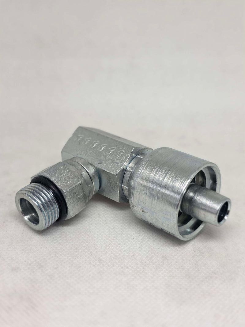 MA15-06x06 (3/8" Hose x 3/8" ORB Male Swivel 90 Fitting) Equal to G25123-0606