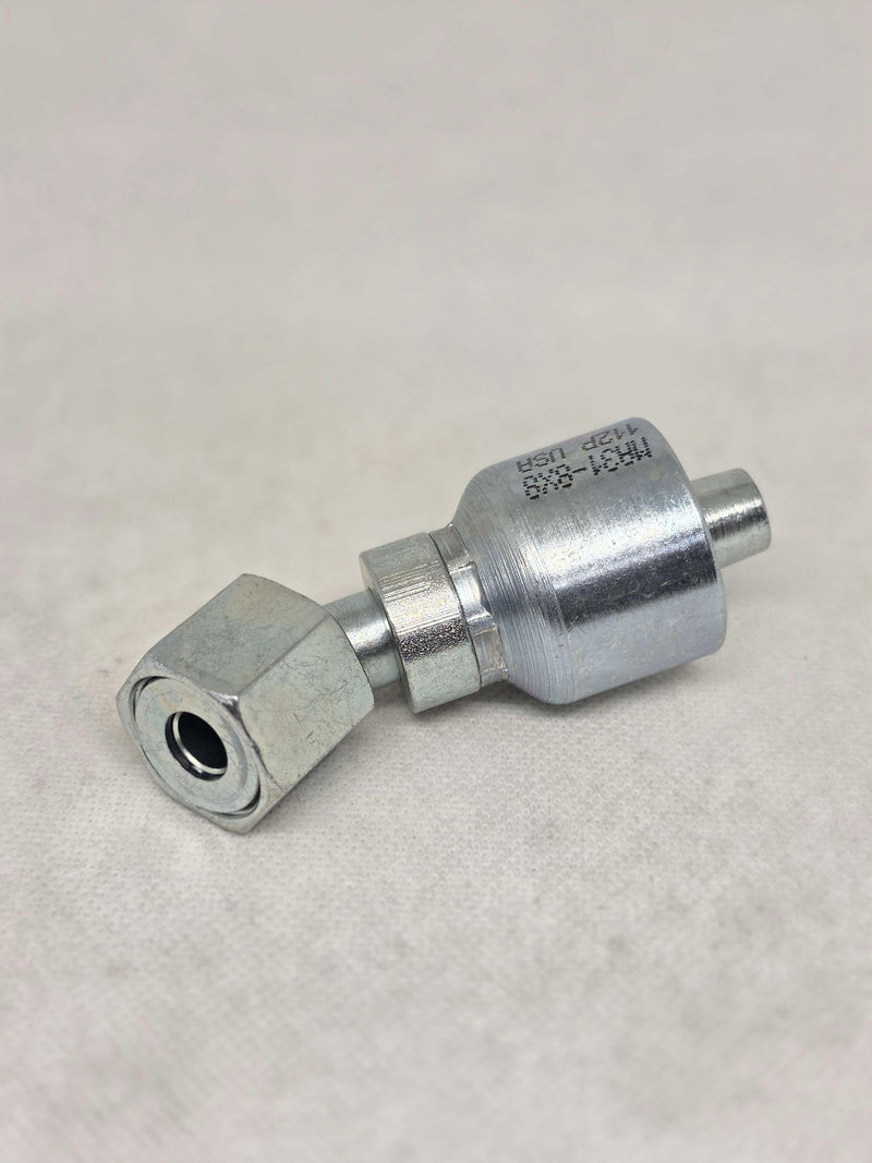 MA31-06x06 (3/8" Hose x 3/8" Female Flat Face 45 Degree Fitting) Equal to G25235-0606