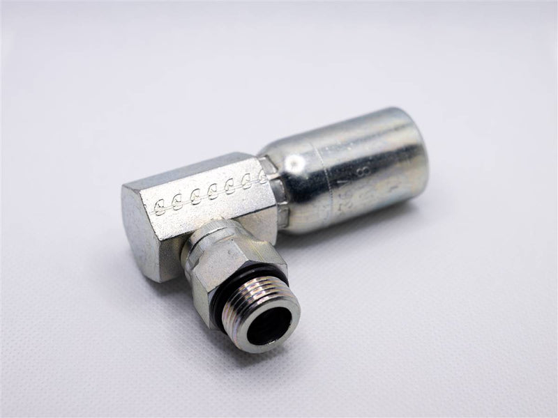 06U-R66 (3/8" Hose X 3/8" ORB Male Swivel 90 Fitting)
