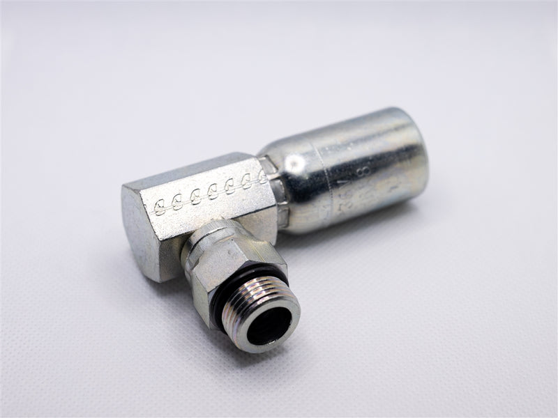 06U-R70 (3/8" Hose X 5/8" ORB Male Swivel 90 Fitting)