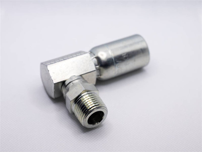 08U-M08 (1/2" Hose X 1/2" NPT Male Swivel 90 Fitting)