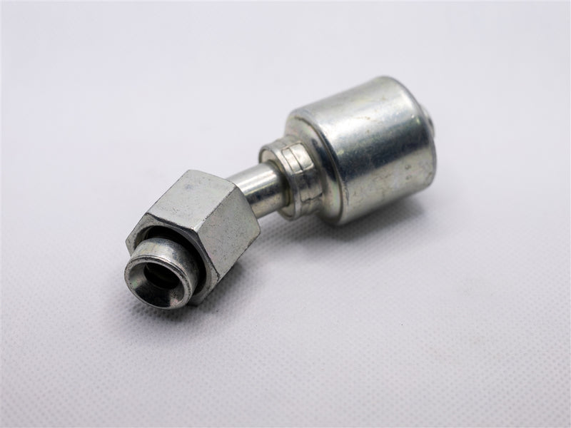 G25911-1212 (12G-12FKX45) 3/4" Hose x  M30x1.5 Female Komatsu Metric 45 Swivel