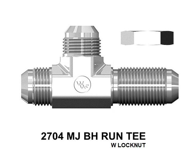 2704 MJ BH RUN TEE (LOCKNUT)