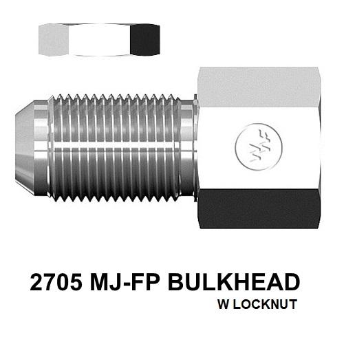 2705 MJ-FP BULKHEAD (LOCKNUT)