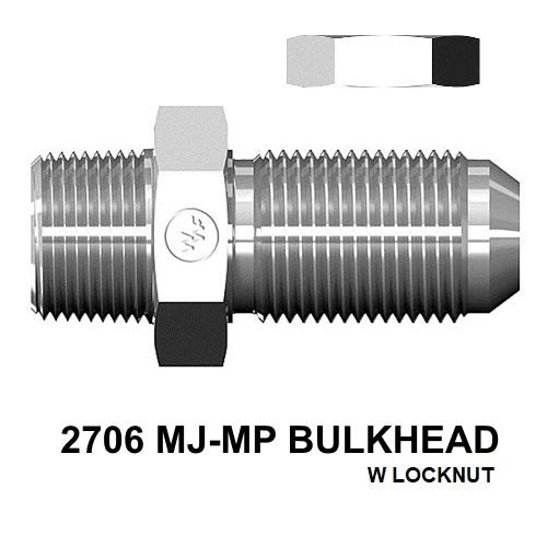 2706 MJ-MP BULKHEAD (LOCKNUT)
