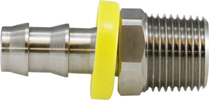 316 Stainless Steel Push-Lock - Male Pipe