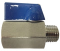 316 Stainless Steel Mini Ball Valve - Flag Handle