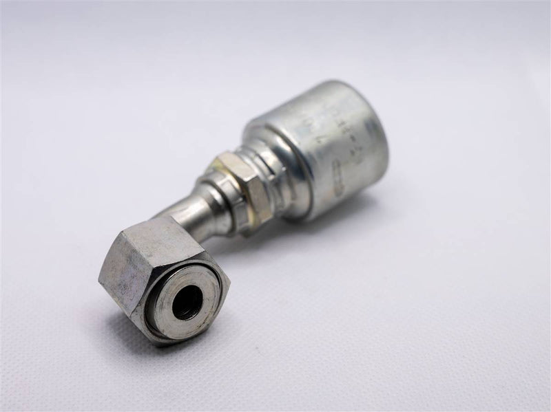 G25240-0404 (4G-4FFORX90M) 1/4" Hose X 1/4" Female Flat Face 90 Medium Drop