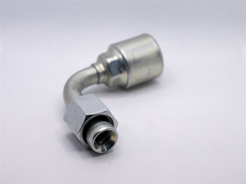 G25181-0406 (4G-6FJX90L) 1/4" Hose X 3/8" Female JIC 90 Long Drop