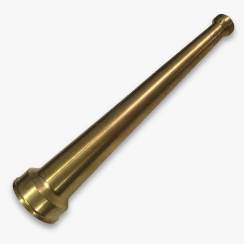 Brass Nozzle (2 1/2 " x 12") NST - Fire Hose Thread