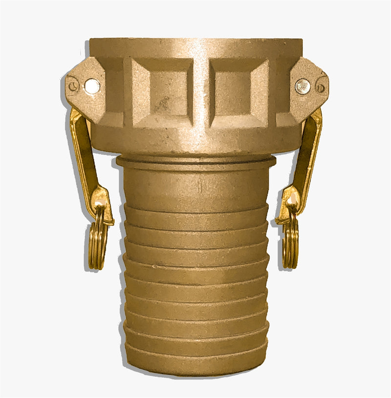 BR-C250 (2 1/2" Female Coupler x 2 1/2" Hose Shank Brass Adapter)