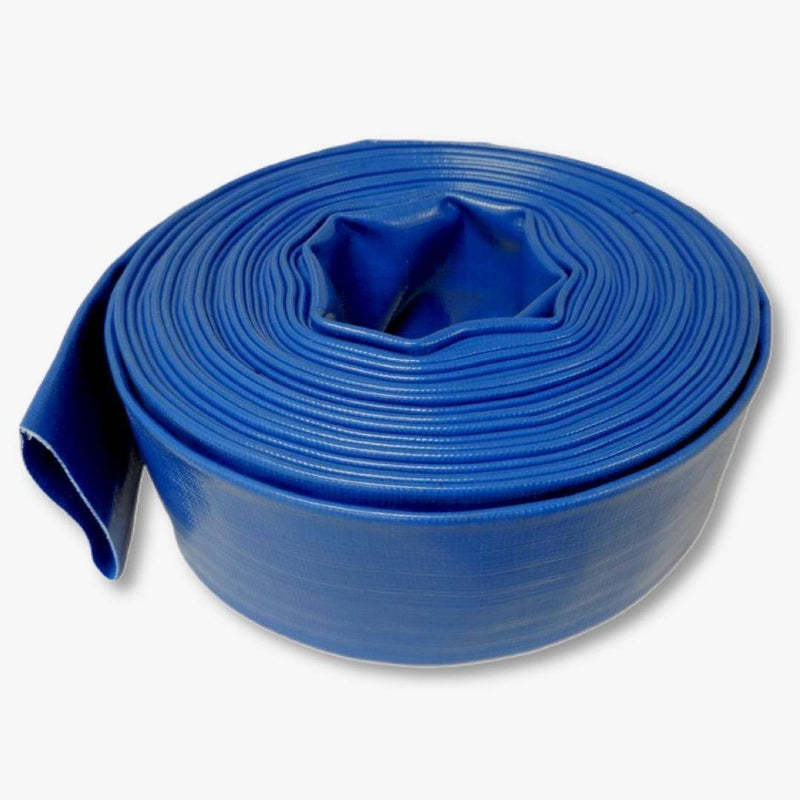 Blue PVC Discharge Hose 01.5" x 100'