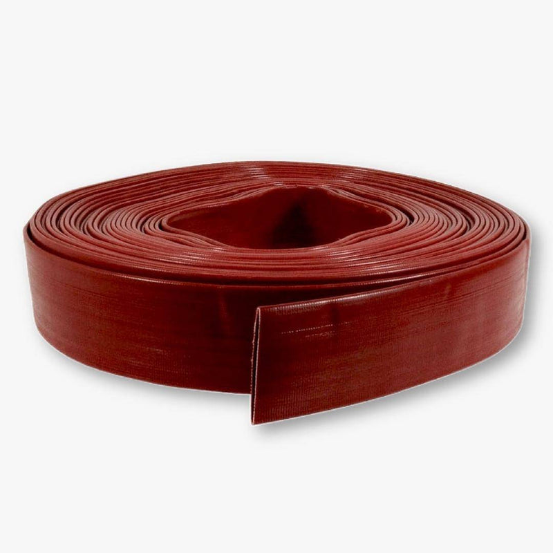 Red PVC Discharge Hose 02" x 050'