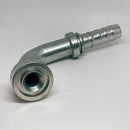 G20416-1212 (12GS-12FLC90-128) 3/4" Hose X 3/4" O-Ring Flange CAT 90 Degree long drop
