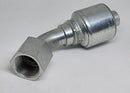 G25202-1212 (12G-12FSX45) 3/4" Hose X 3/4" Female SAE 45° Flare Swivel, 45° Elbow