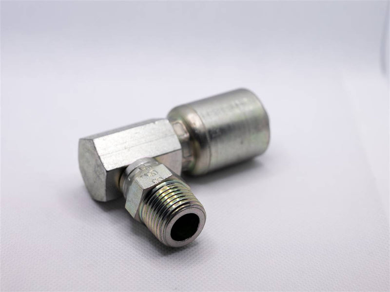 GC14-12X12 (3/4" Hose x 3/4" NPT Male Swivel 90 Fitting) Equal to 11L43-12-12