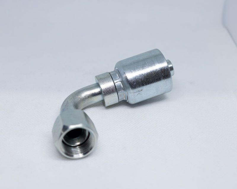 GC24-06x06 (3/8" Hose x 3/8" Female JIC 90° Medium Drop) Equal to 1L943-06-06