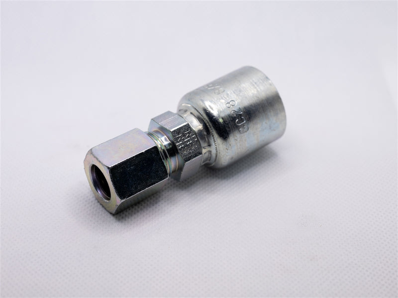 GC28-06X06 (Tube Repair Coupling 3/8" Hose x 3/8" Tube O.D.) Equal to 11143-06-06