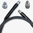 Jack Hose (3/8") MNPT Fitting + One Male & One Female Coupler (IMPORT)