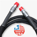 Jack Hose (1/4") 3/8" MNPT Fitting - No Couplers