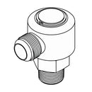 LS-2501 (Male JIC to Male Pipe Elbow 90 Swivel)