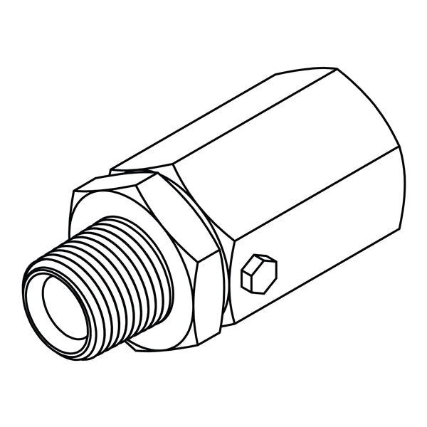 Fittings   1602 08 08 08 Hydraulic Fitting 1/2" Female Pipe