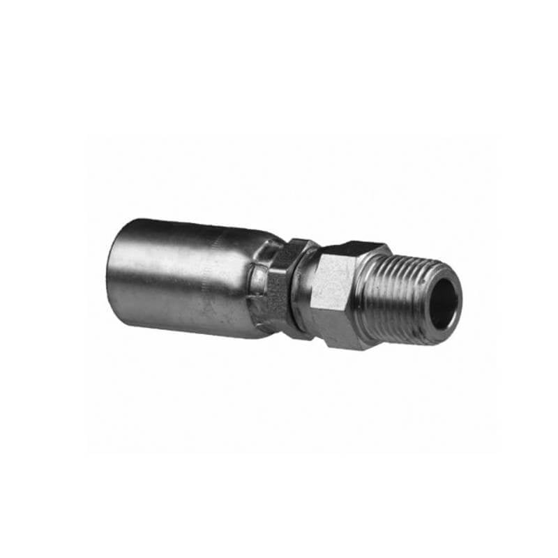 MPX-04-04WS (1/4" Hose x 1/4" NPTF Male Pipe Swivel)