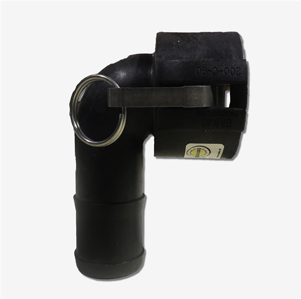 PP-A90-150 (1 1/2" 90deg 1 1/2" Elbow Male Adapter x 1 1/2" Female NPT)