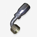 100R5 Reusable Hydraulic Fitting 08X08 FJ90 (13/32" Hose x 1/2" Female JIC90)