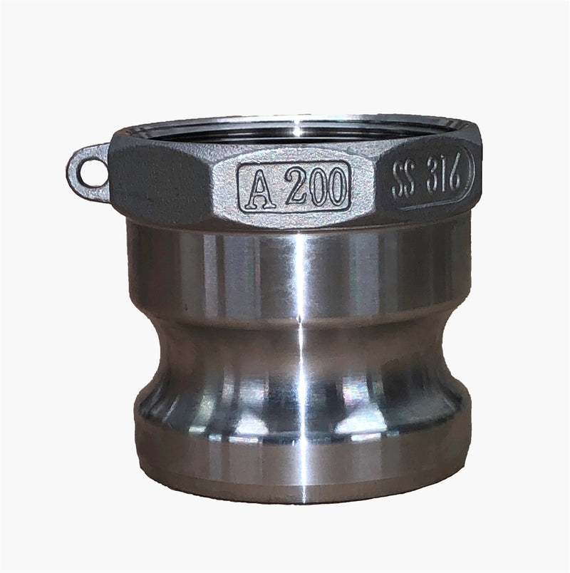 SS-CAMLOCK-A100 (1" A Series Male Adapter x Female NPT)