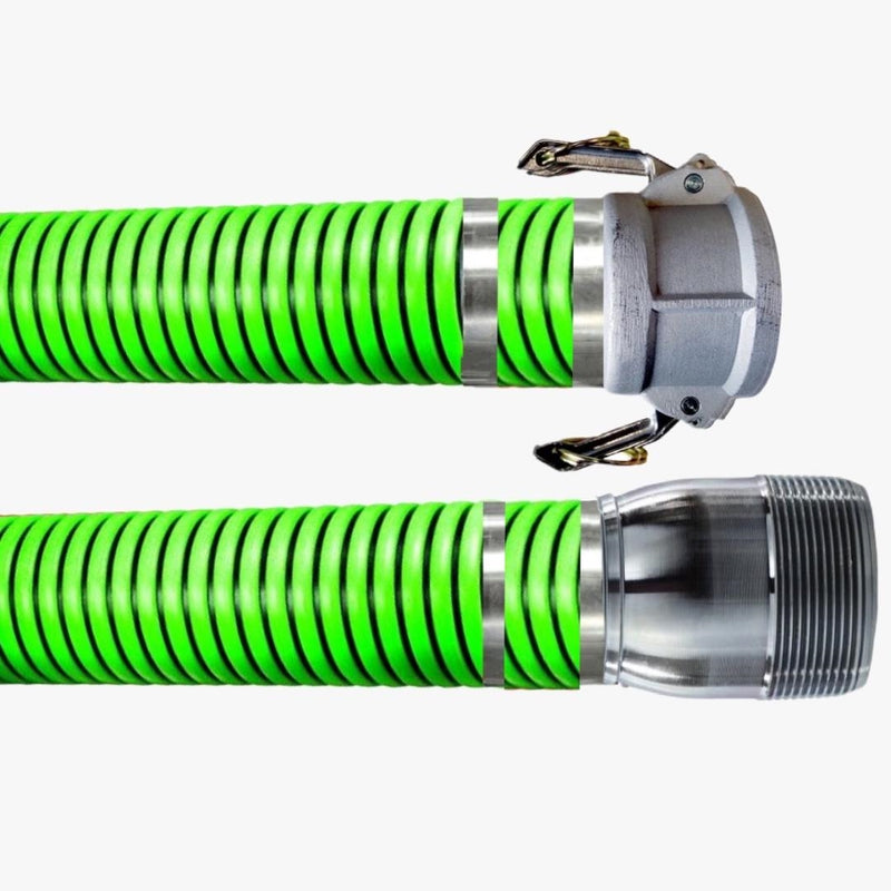 Suction Hose Assembly (EPDM w/ Camlock + King Nipple NPT) 03" x 20'