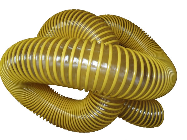 Yellow TPU .030 (6" / 7" / 8" ID) Leaf Vacuum Hose - Free Shipping