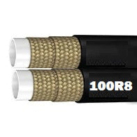 100R8 Thermoplastic Standard OD Twin Line Blac